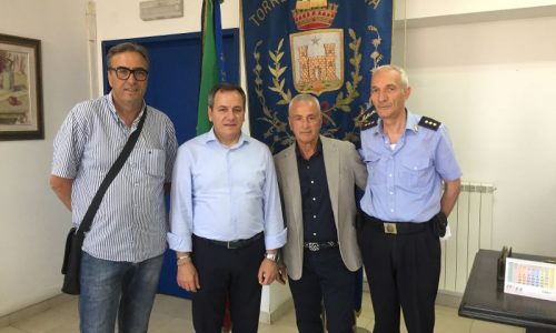 Conferiti dal sindaco Ascione encomio a tre agenti di Polizia Municipale