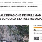 Costiera Amalfitana, stop ai bus: raccolte 9200 firme