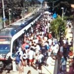 Vandalizzate porte treno, turisti fermi a Pompei-Scavi