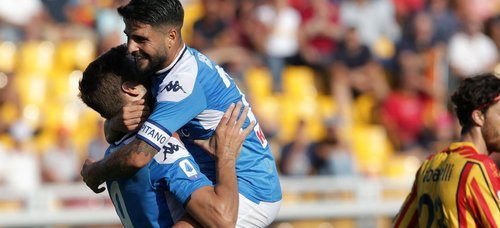 Il Napoli dà spettacolo a Lecce: 4-1 e doppietta di Llorente 4-1