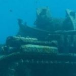 Nel mare di Paestum un carro armato ed un mezzo da sbarco Usa: sul fondo dal 1943