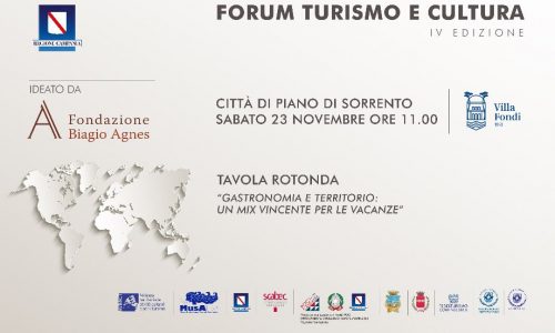 Piano di Sorrento, parte Forum Turismo e Cultura, tra viaggi ed enogastronomia