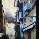 Sorrento, domato incendio centro storico