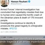L’Iran ammette: abbattuto il Boeing per errore. “Un soldato ha sparato senza aver avuto l’ordine”