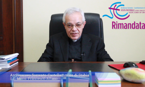 L’arcivescovo Francesco Alfano posticipa la Visita Pastorale (Video)