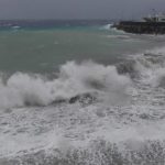 A Capri vento forte e prima mareggiata di inizio autunno VIDEO