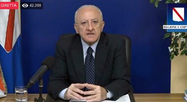 Presidente De Luca: “Un lockdown per i No Vax ‘lungo, serio e controllato’”