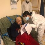 Gary Spampanato, vaccinato a 102 anni