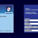 Campania, in corso consegna card avvenuta vaccinazione