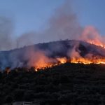 Gragnano, monti Lattari: divampato grave incendio