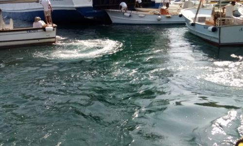Traghetto a Capri urta barche e ne danneggia due