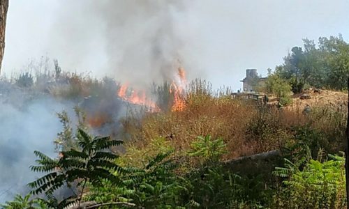 Incendio ai piedi del Vesuvio, evacuate abitazioni (Video)