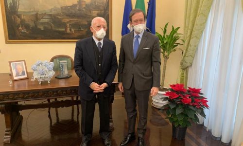 Incontro De Luca con ambasciatore tedesco Elbing: collaborazioni ed aiuti