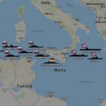 Venti di guerra, nel Canale di Sicilia navi russe baltiche