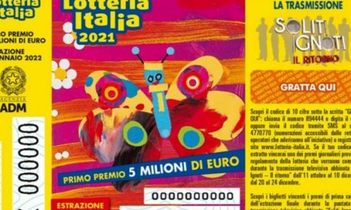 Biglietti vincenti Lotteria Italia: uno a Piano di Sorrento