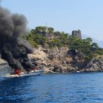 Punta Campanella, motoscafo affondato: recupero subito per rischio fuoriuscita di gasolio