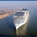 La Msc World Europa è approdata nel porto di Dubai (Video passaggio Suez)