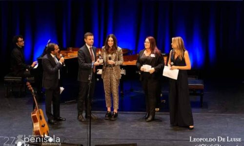 Sorrento, Premio Penisola Sorrentina: serata di gala al teatro Tasso