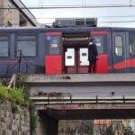 Piano di Sorrento, Circum: avaria treno fermo su un ponte