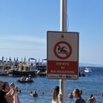 Sorrento, divieto temporaneo di balneazione a Marina Grande