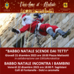Babbo Natale arriva a Sant’Agnello e scende dai tetti